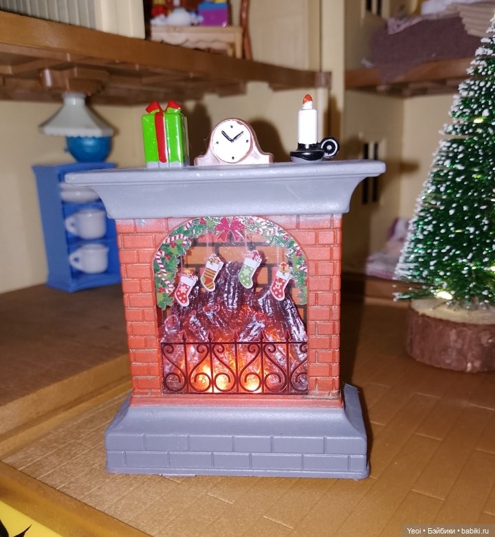 Камин и елочка для Себастиана. Нендороид. Дом Сельвания фемелис (фото 6)