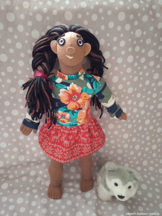 Северянка (текстильная кукла постконкурс) (фото 9)