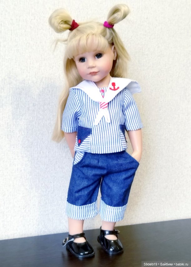 Комплект ,,Морячка" для готц 50 см (фото 8)
