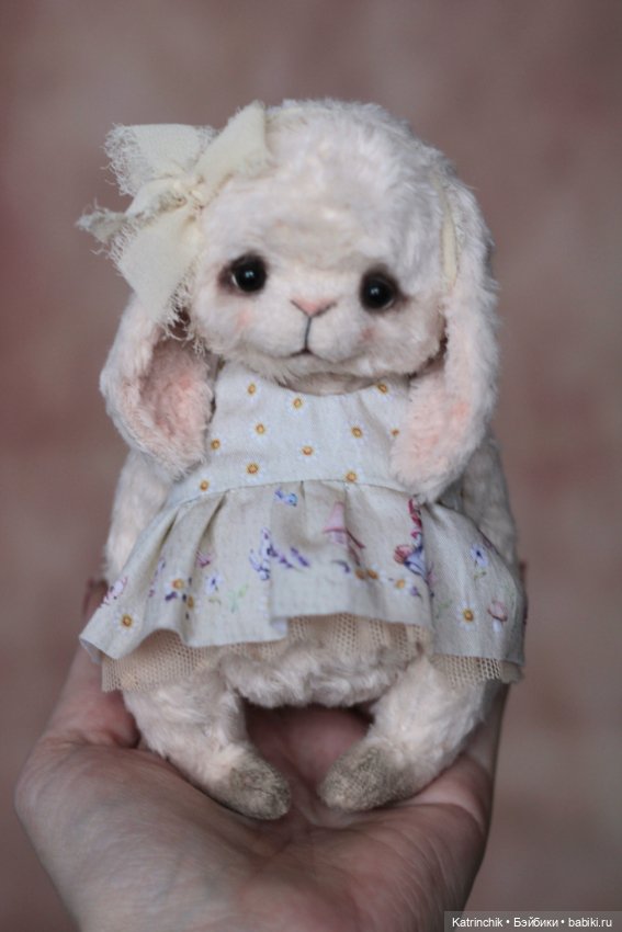Зайка Жемчужинка — Авторские мишки Тедди и друзья: фото (фото 5)