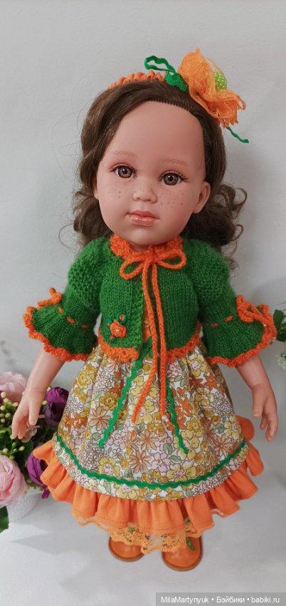 Нарядный комплект для куклы Лоренс (фото 5)