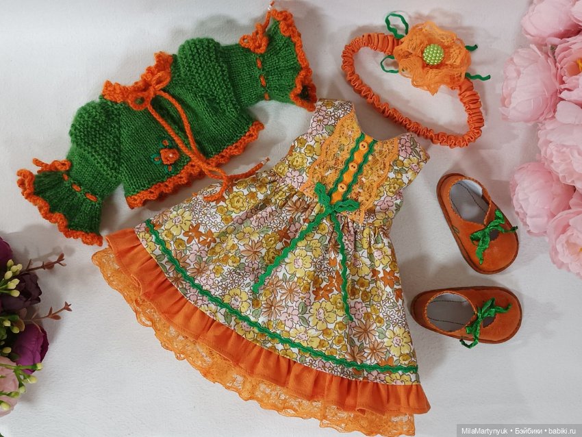 Нарядный комплект для куклы Лоренс (фото 6)