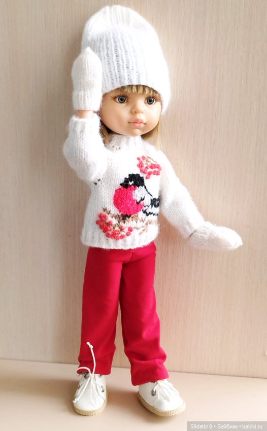 Зимний костюм со снегирем для паолочек (фото 2)