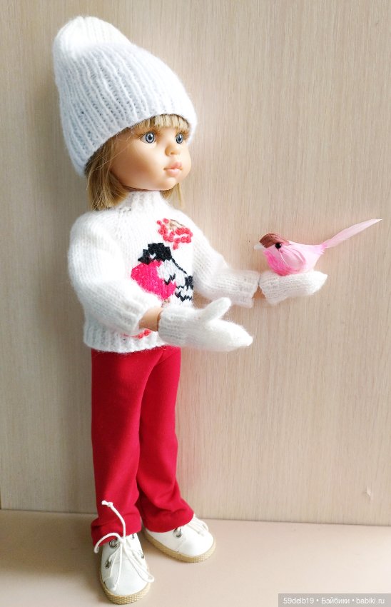 Зимний костюм со снегирем для паолочек (фото 5)