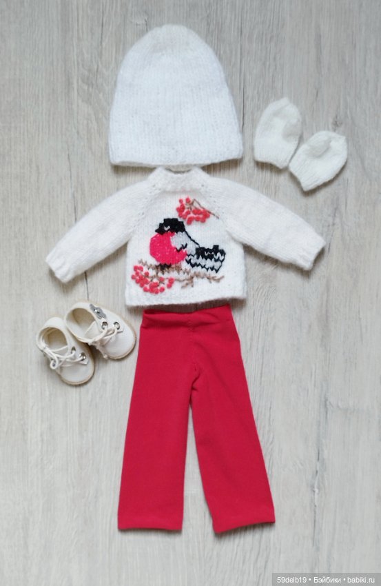 Зимний костюм со снегирем для паолочек (фото 6)