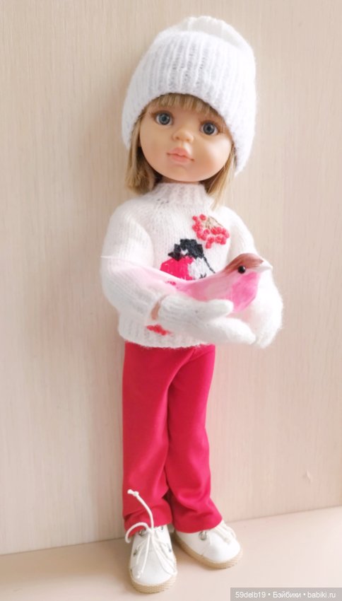 Зимний костюм со снегирем для паолочек (фото 4)