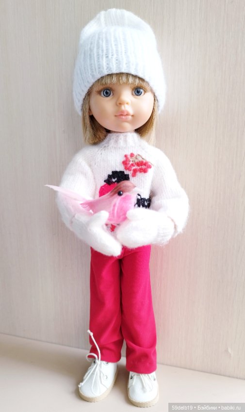 Зимний костюм со снегирем для паолочек (фото 3)