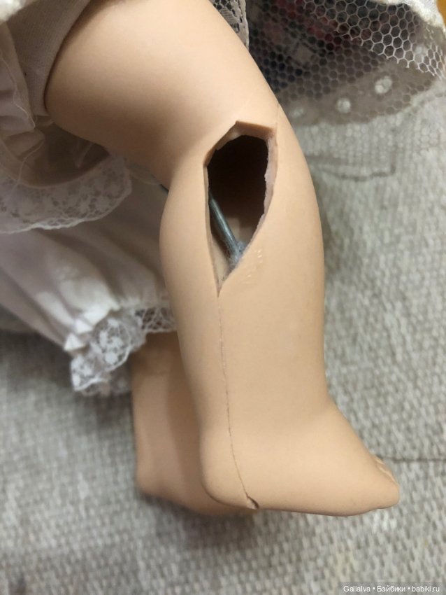 Нужен ваш совет — Ремонт и реставрация фарфоровых кукол: склейка (фото 2)