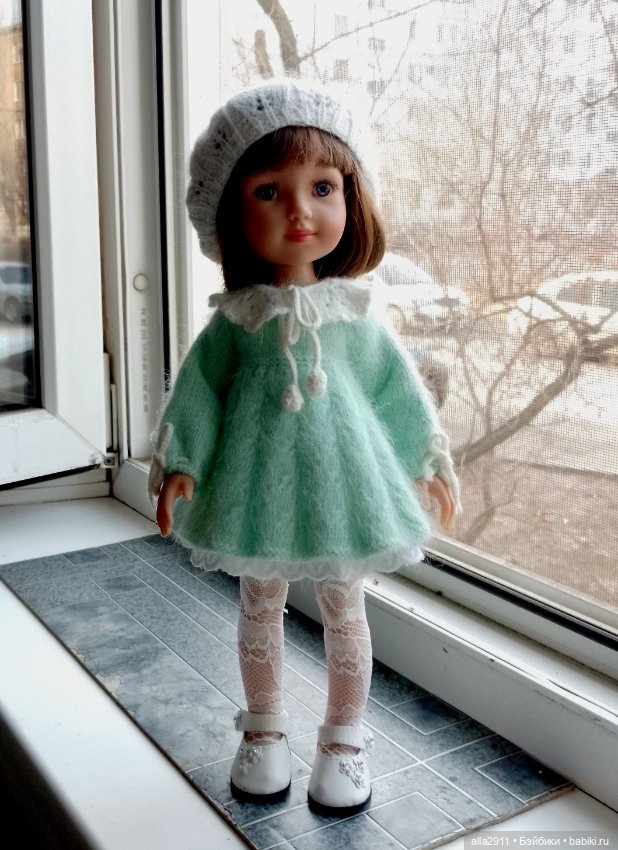 Платьице нежно мятного цвета (фото 7)