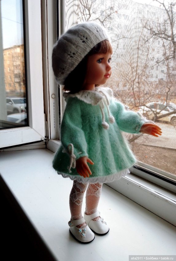 Платьице нежно мятного цвета (фото 9)