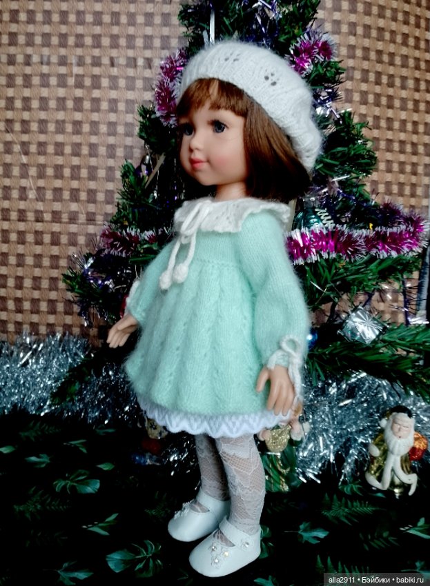 Платьице нежно мятного цвета (фото 6)