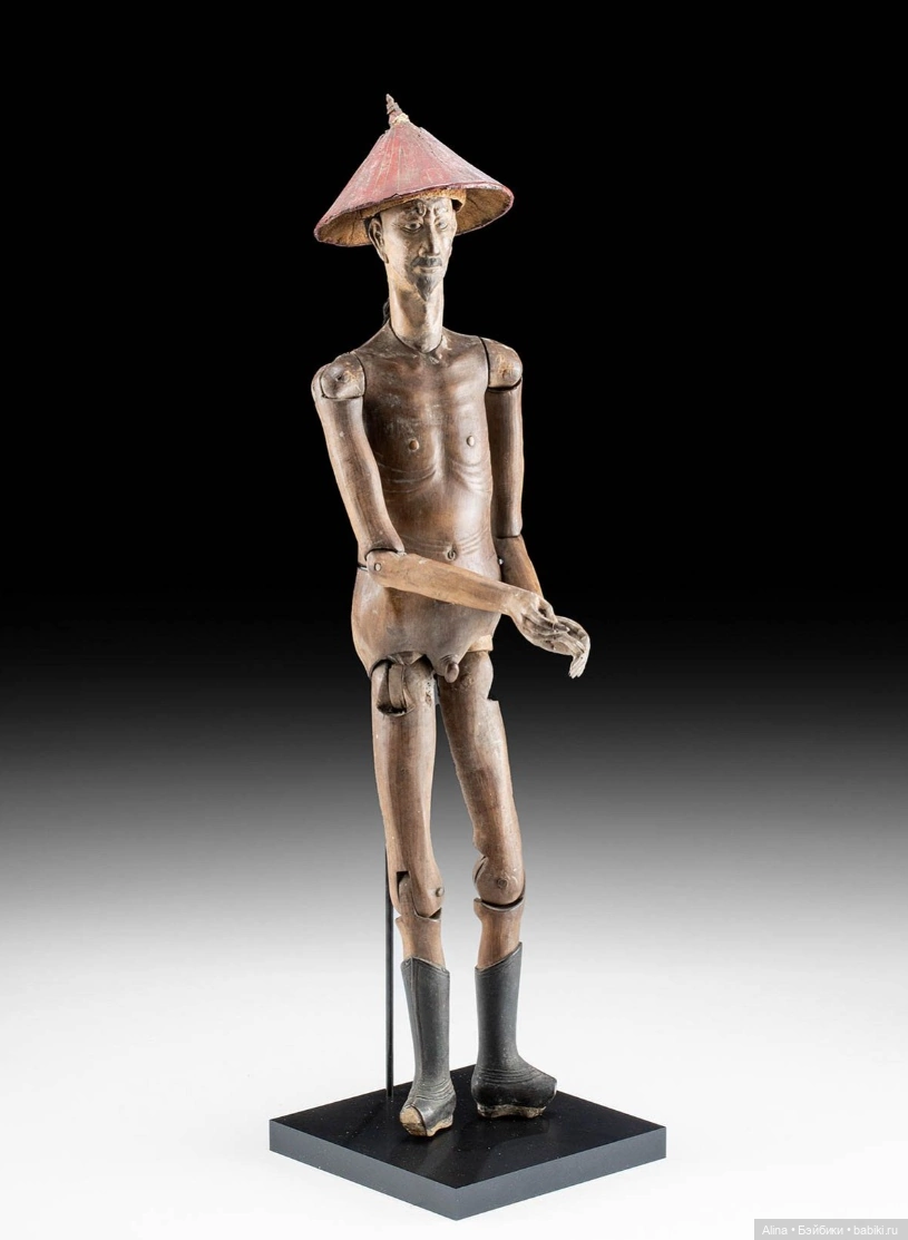 Китайские шарнирные куклы династии Цин (XVIII - XIX вв.) (фото 4)