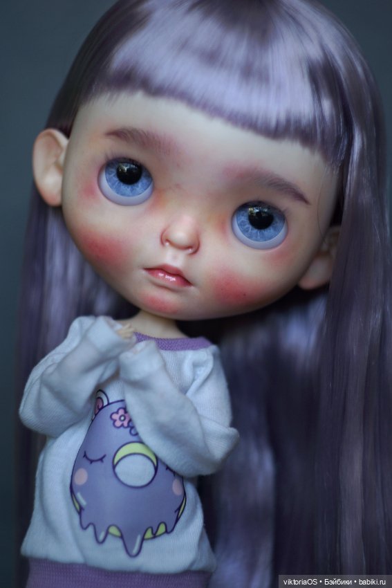 Лаванда 💜🤍💜 — Куклы Blythe (Блайз) ООАК: кастом (фото 7)