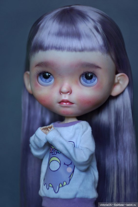 Лаванда 💜🤍💜 — Куклы Blythe (Блайз) ООАК: кастом (фото 5)
