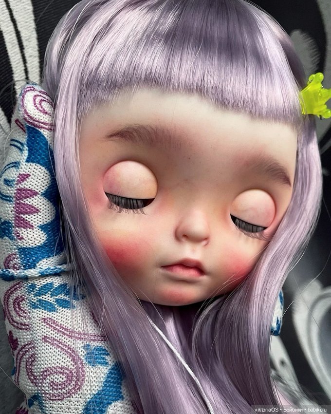 Лаванда 💜🤍💜 — Куклы Blythe (Блайз) ООАК: кастом
