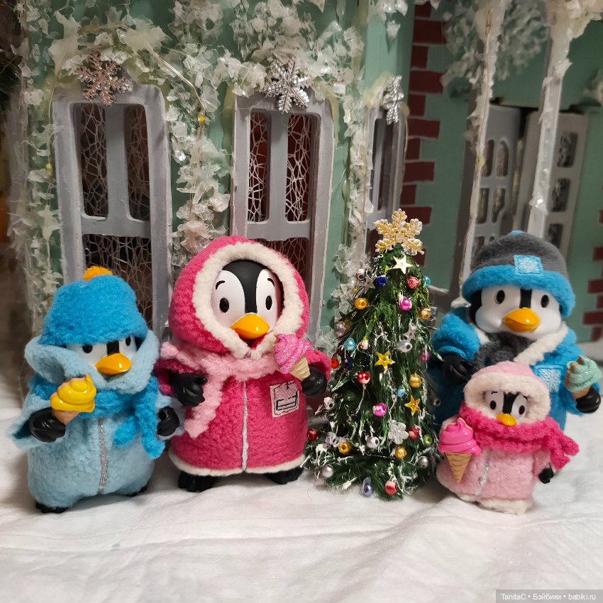 Семья пингвинов от Li'l Woodzeez (фото 6)