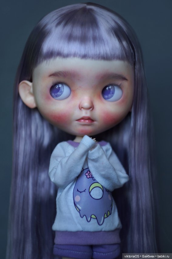 Лаванда 💜🤍💜 — Куклы Blythe (Блайз) ООАК: кастом (фото 8)
