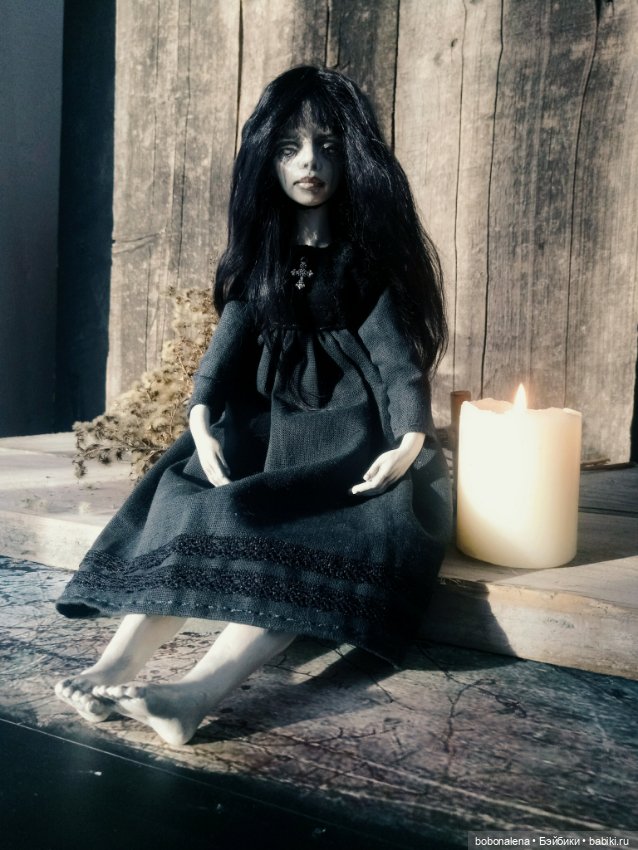 Призрак Эванджелин — Авторские шарнирные куклы своими руками: лепка (фото 7)