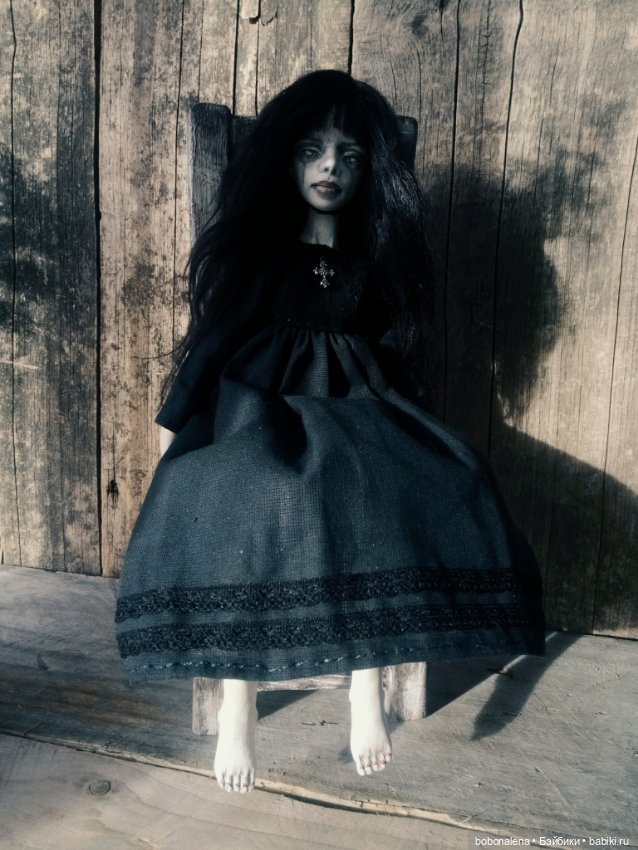 Призрак Эванджелин — Авторские шарнирные куклы своими руками: лепка (фото 4)