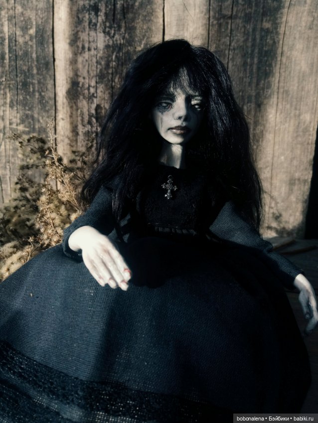 Призрак Эванджелин — Авторские шарнирные куклы своими руками: лепка (фото 5)