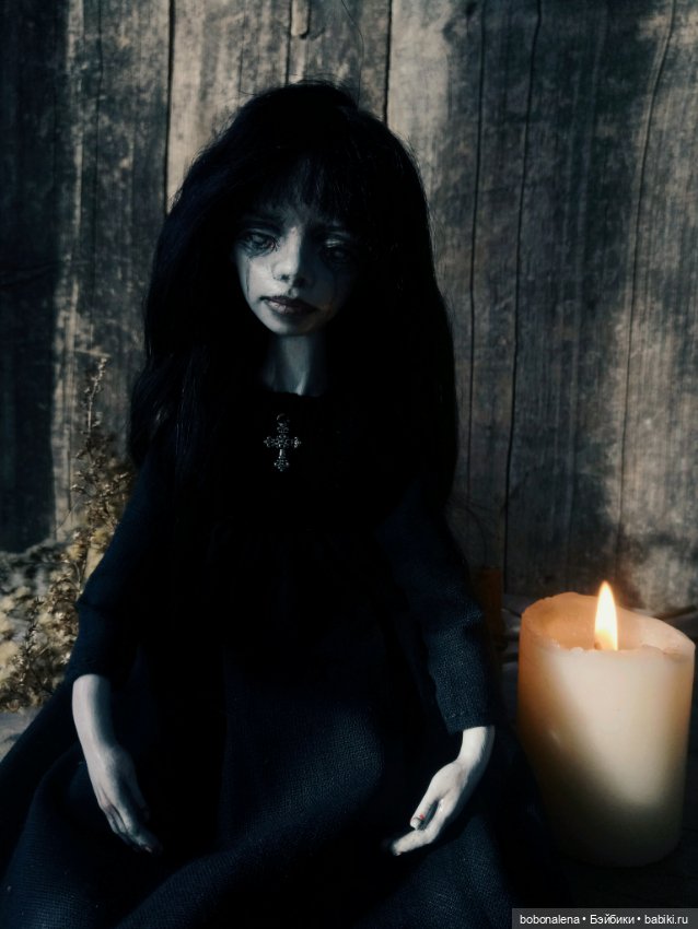 Призрак Эванджелин — Авторские шарнирные куклы своими руками: лепка (фото 10)