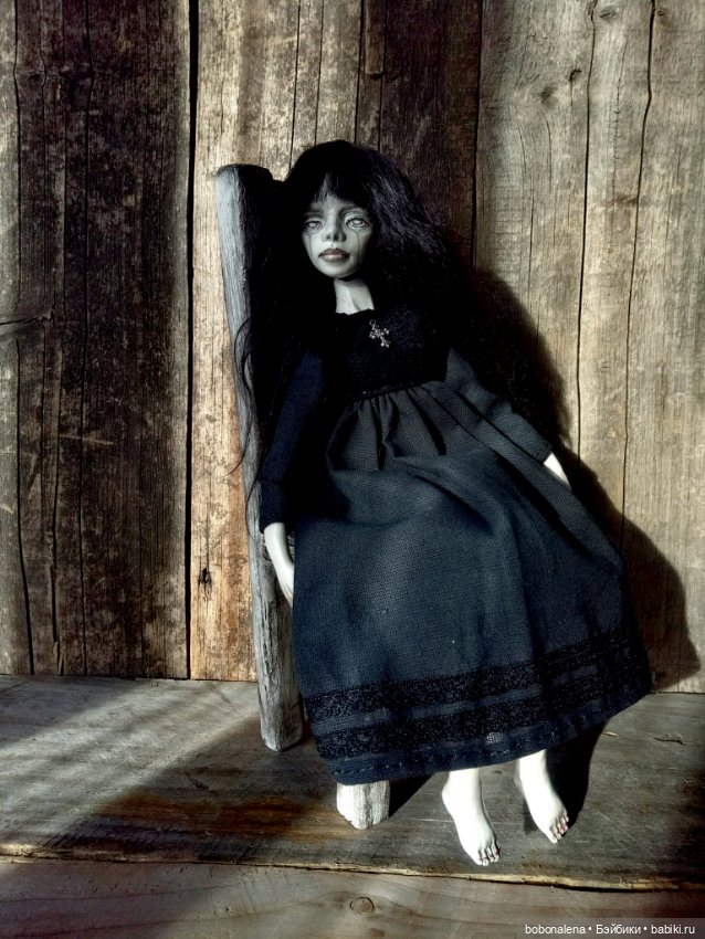 Призрак Эванджелин — Авторские шарнирные куклы своими руками: лепка (фото 2)