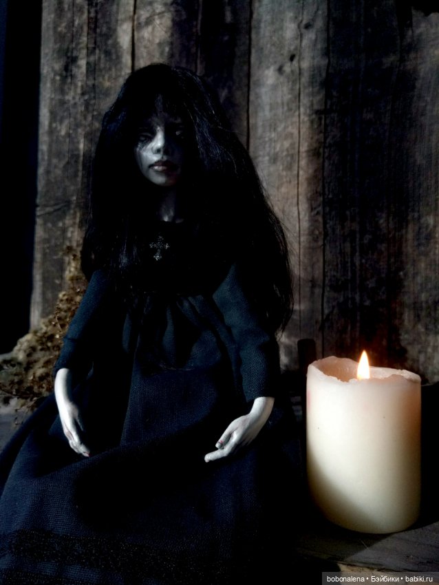 Призрак Эванджелин — Авторские шарнирные куклы своими руками: лепка (фото 6)