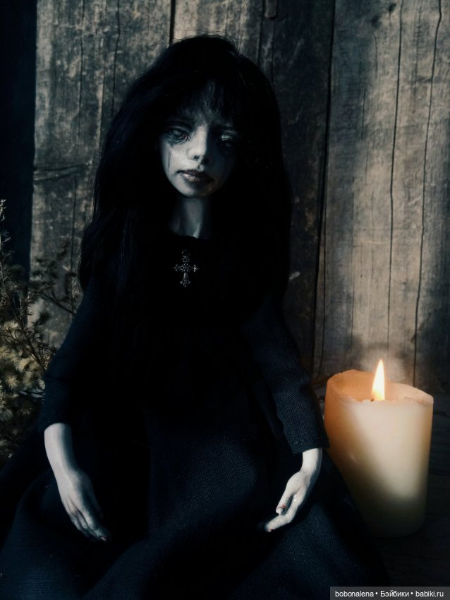 Призрак Эванджелин — Авторские шарнирные куклы своими руками: лепка (фото 9)