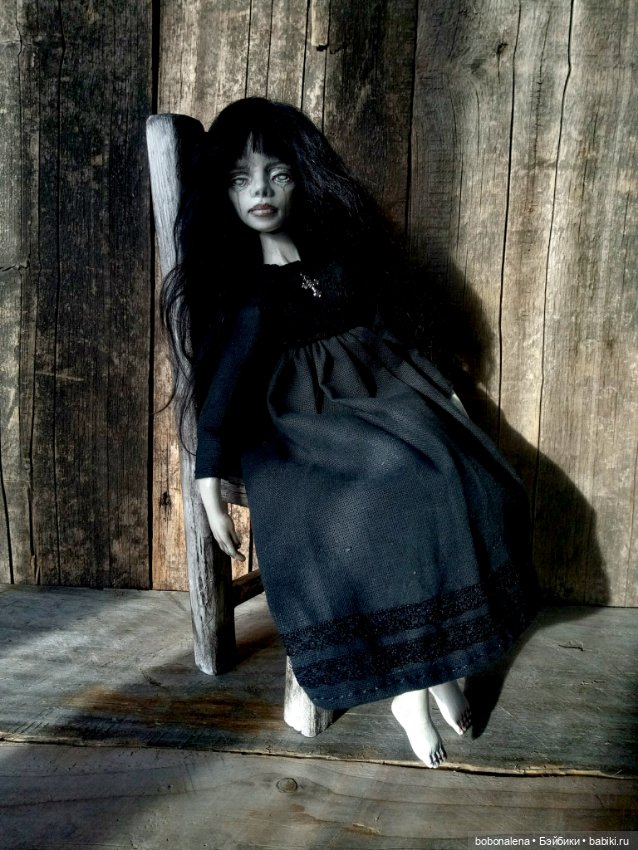 Призрак Эванджелин — Авторские шарнирные куклы своими руками: лепка (фото 3)