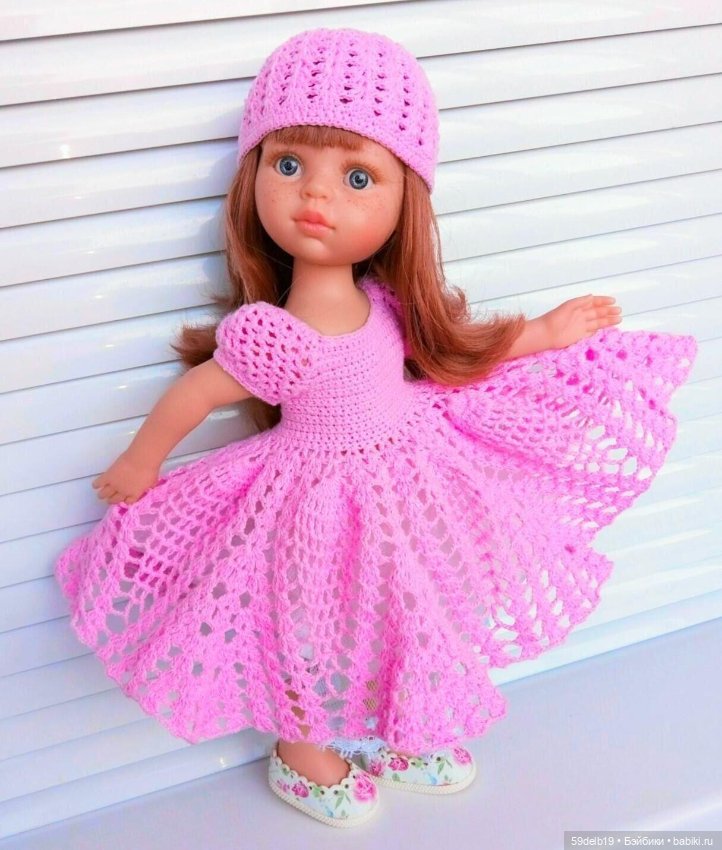 В розовом цвете — Одежда и обувь для кукол своими руками: фото