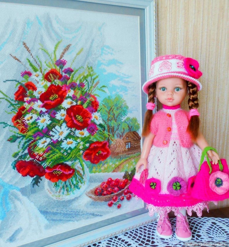 В розовом цвете — Одежда и обувь для кукол своими руками: фото