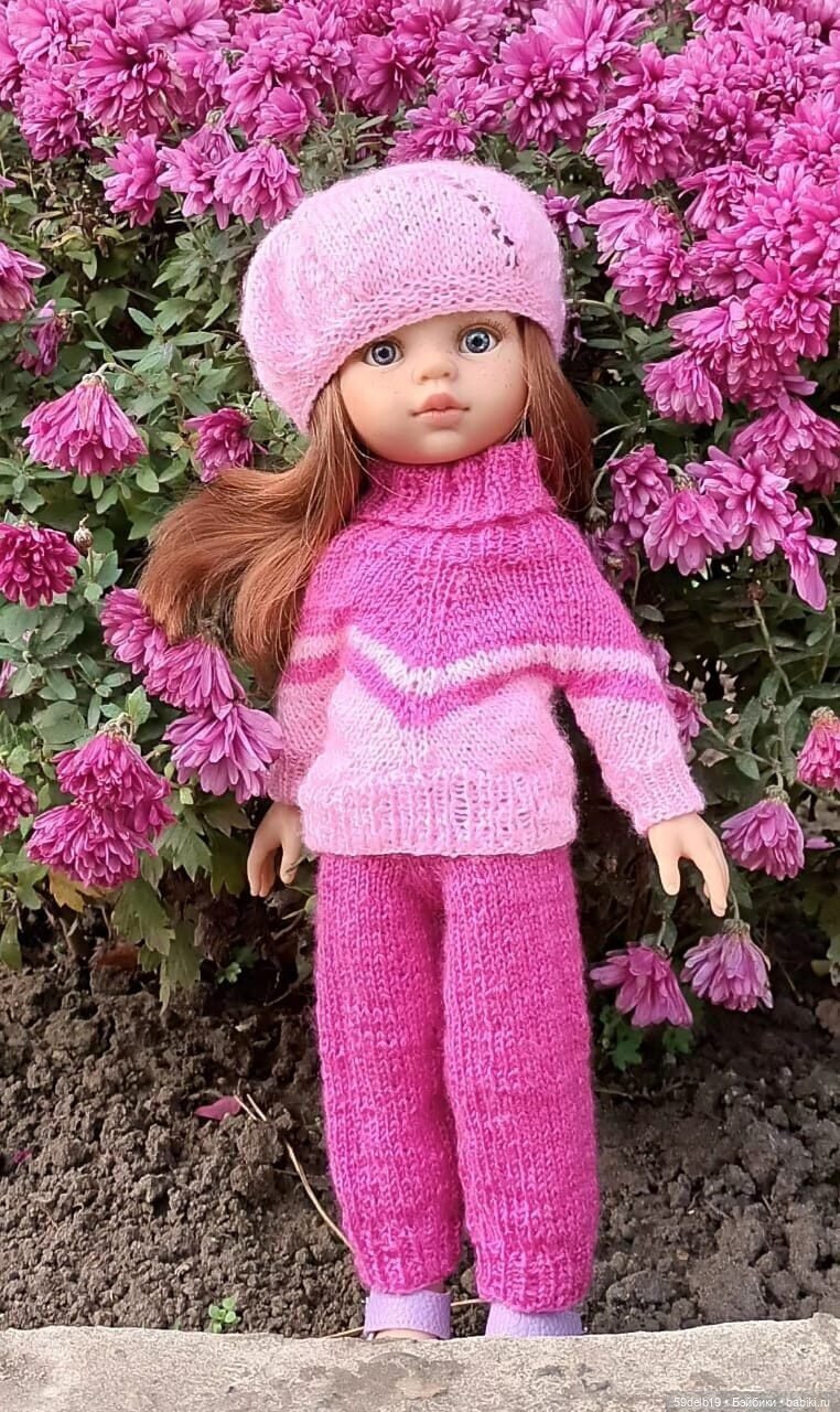 В розовом цвете — Одежда и обувь для кукол своими руками: фото