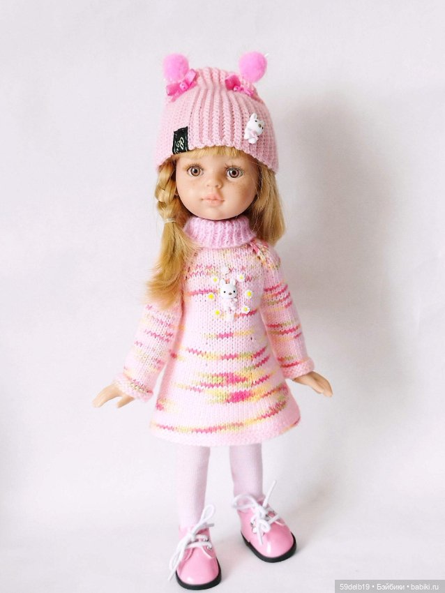 В розовом цвете — Одежда и обувь для кукол своими руками: фото