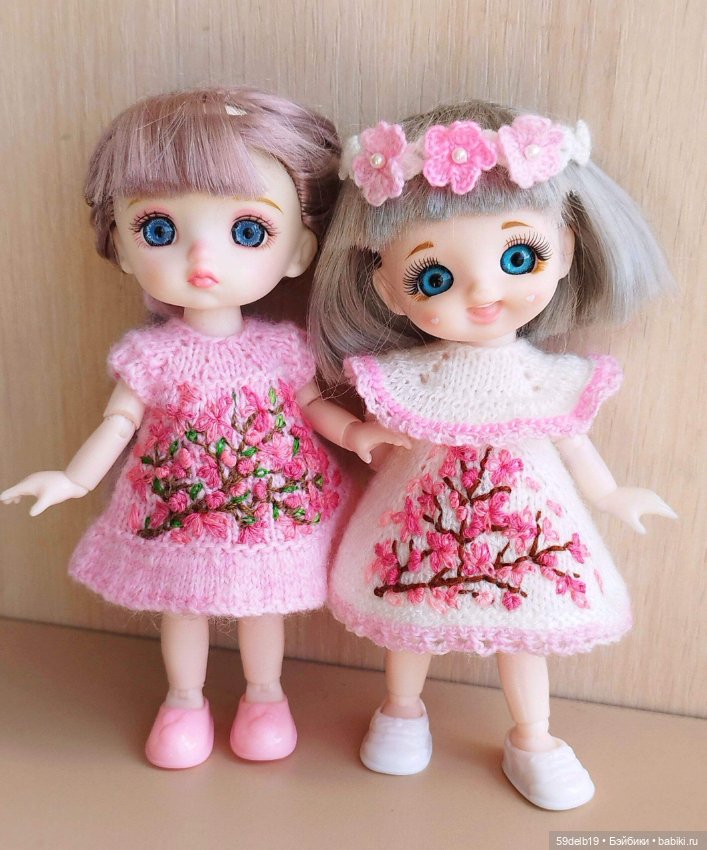 В розовом цвете — Одежда и обувь для кукол своими руками: фото