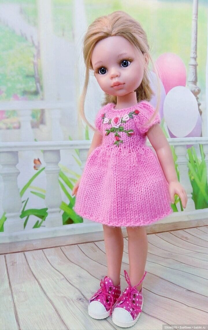 В розовом цвете — Одежда и обувь для кукол своими руками: фото