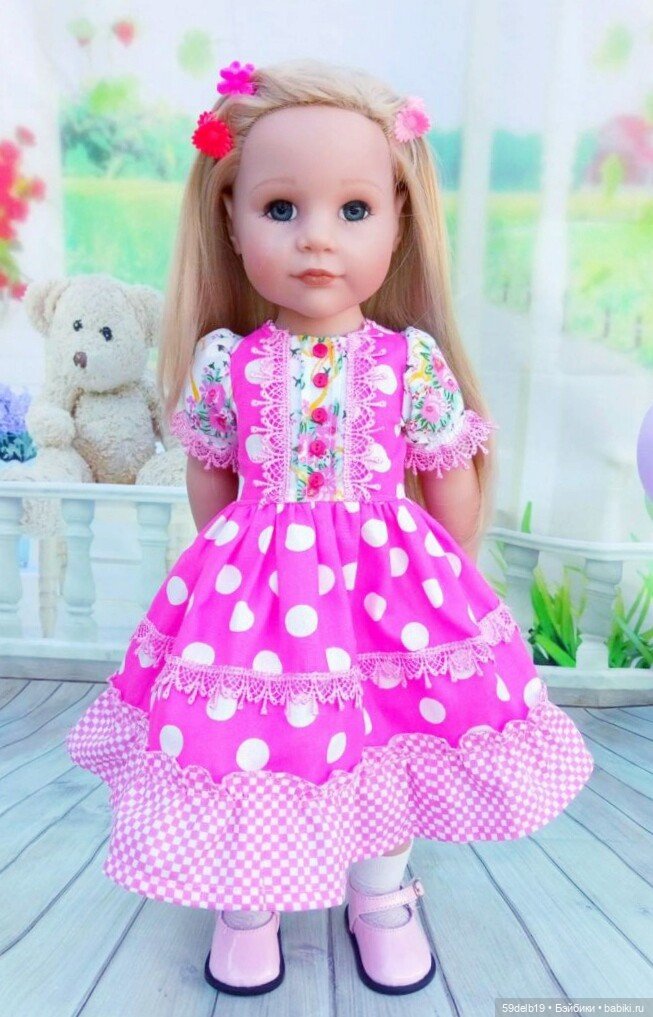 В розовом цвете — Одежда и обувь для кукол своими руками: фото