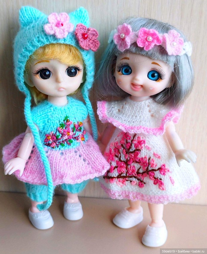 В розовом цвете — Одежда и обувь для кукол своими руками: фото