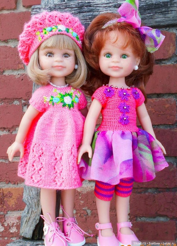 В розовом цвете — Одежда и обувь для кукол своими руками: фото