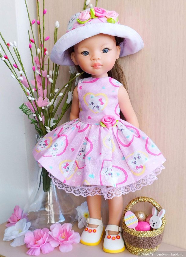 В розовом цвете — Одежда и обувь для кукол своими руками: фото