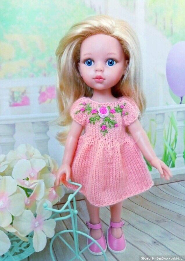 В розовом цвете — Одежда и обувь для кукол своими руками: фото