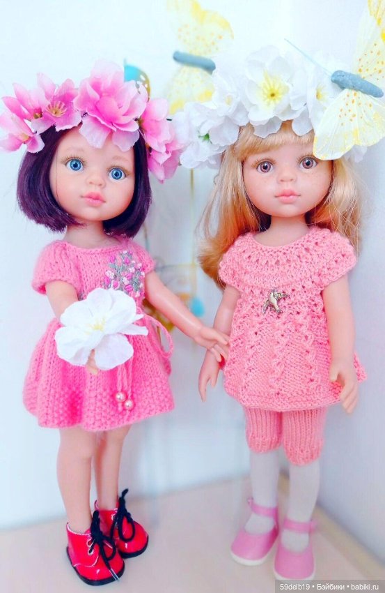 В розовом цвете — Одежда и обувь для кукол своими руками: фото