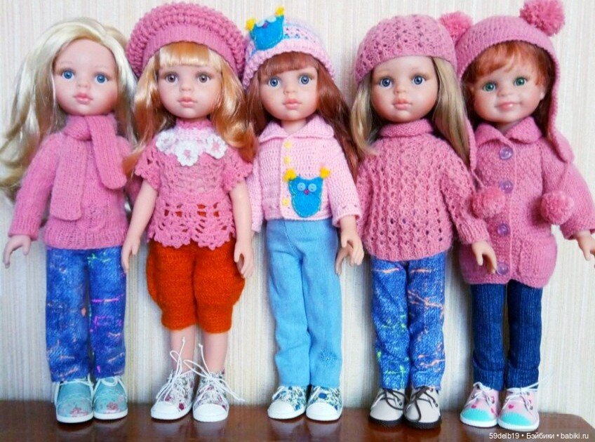 В розовом цвете — Одежда и обувь для кукол своими руками: фото