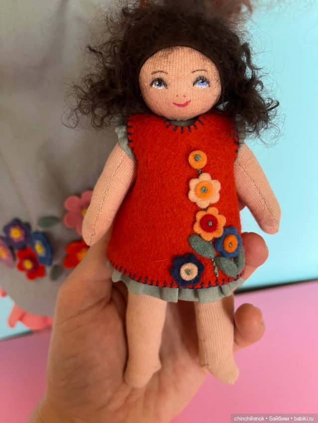 Кучеряшка-мечта София и другие плюшки 55см от Heidi Plusczok (фото 2)