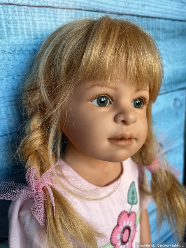 Кучеряшка-мечта София и другие плюшки 55см от Heidi Plusczok (фото 10)