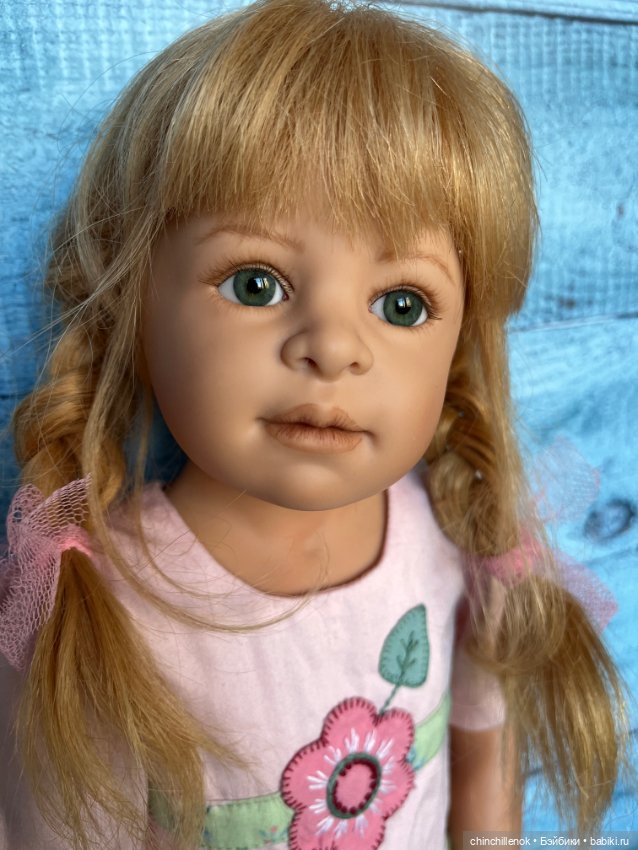 Кучеряшка-мечта София и другие плюшки 55см от Heidi Plusczok (фото 8)