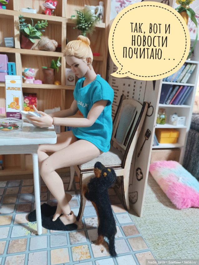 Один обычный день — Кукольные фотоистории и сериалы: комиксы