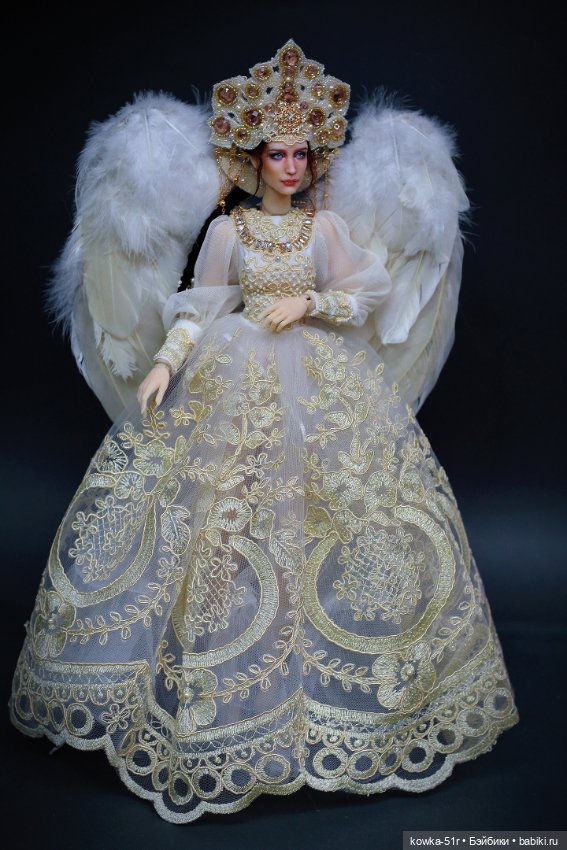 Царевна Лебедь — Авторские шарнирные куклы своими руками: лепка (фото 4)