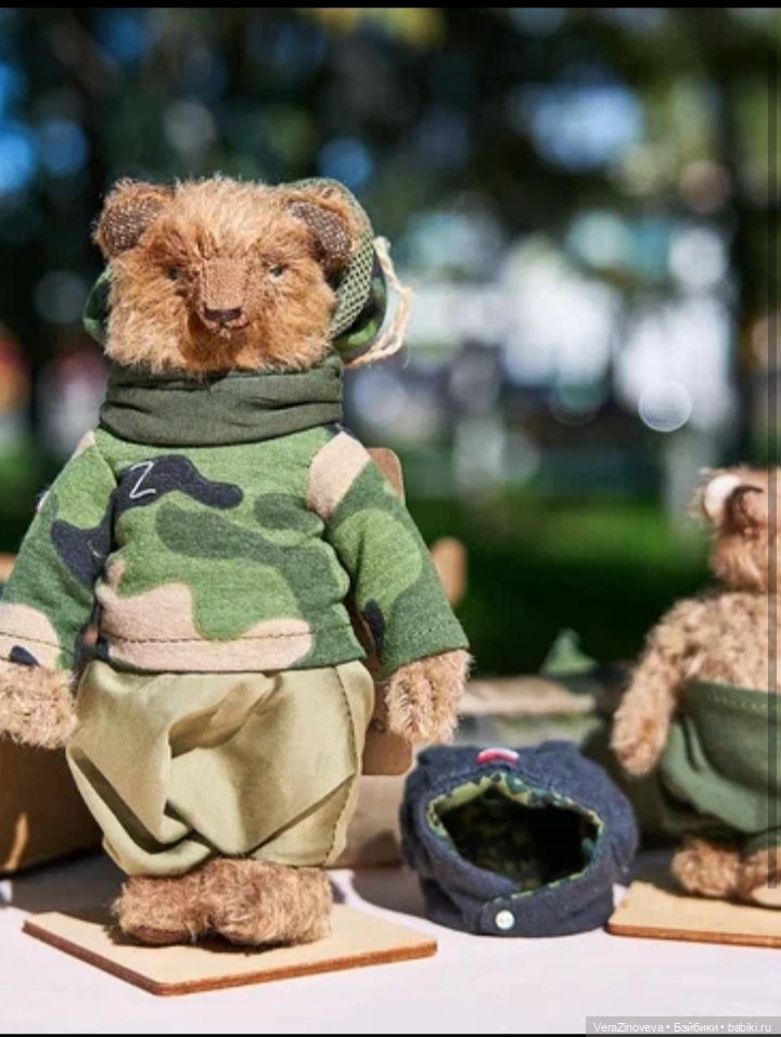 Солдатский мишка — Авторские мишки Тедди и друзья: фото (фото 2)