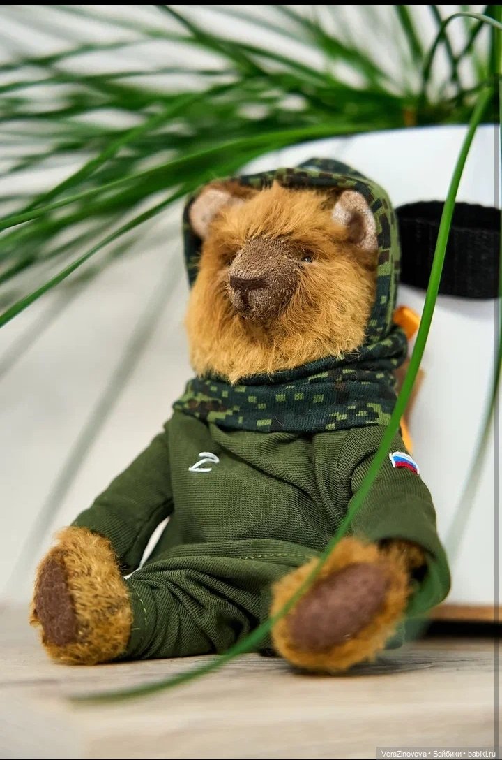 Солдатский мишка — Авторские мишки Тедди и друзья: фото (фото 4)