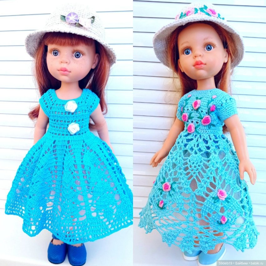 Куколки в голубом — Одежда и обувь для кукол своими руками: фото